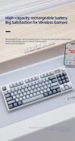 Teclado Mecánico Inalámbrico AttackShark K86 Con Pantalla Inteligente Color Metal, Con Botones De Metal, Driver Nube, Hot-swap, Multifuncional, Bluetooth - details 12