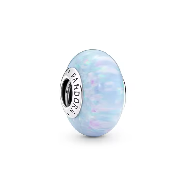 Pandora Moments Charm en plata de ley Azul Océano Opalescente 791691C01 , para Mujer - 1