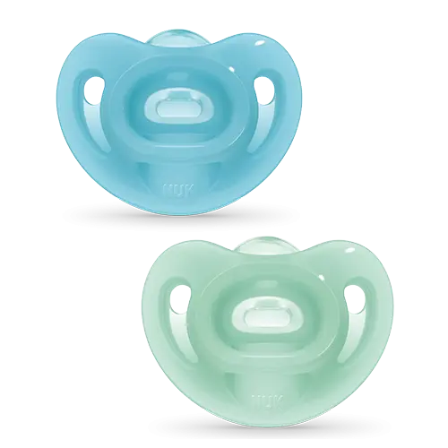 Nuk Chupete Sensitive Silicona 6-18M 2 Unidades - 1