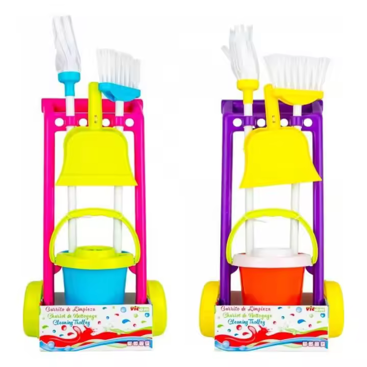 Carrito de Limpieza Pequeño Vicam para Niños +3 Años - 1