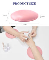 Almohadilla De Descanso Para Codos De Cuero Genuino De Microfibra No Slip Para Technicinas De Uñas Profesionales Para Salón De Manicura Y Peluquería - details 5
