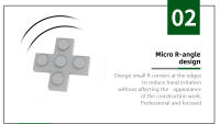Wange 119Pcs/lot Bloques Digitales Finos 3x3 Para Construcción MOC Accesorios De Color Compatible Con Bloques De Construcción DIY Partes De Repuesto Juguetes Para Adultos Y Niños - details 5