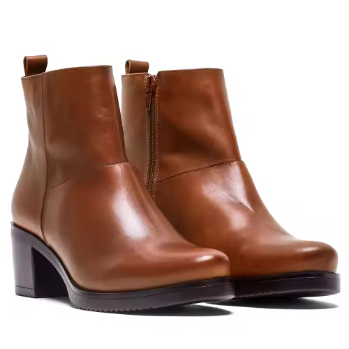 Elodie Botin ocio F-3324, fabricado en piel Napa - 1
