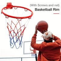 Aro De Baloncesto Para Pared Interior Y Exterior Con Red Duradero Y Versátil Equipo Deportivo Para Todas Las Edades - details 0