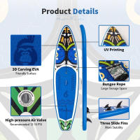 FunWater Tabla Paddle Surf Hinchable con Accesorios Premium con Funda Impermeable para teléfono móvil Remo Doble Uso | PadelSurf Stand Up Paddle Gran Estabilidad y Resistencia | Paddle Board - details 1