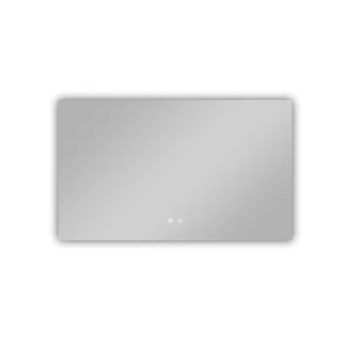 Aica Espejo de baño LED 100×60cm, antivaho, temperatura de tres colores regulable, función memoria - 1