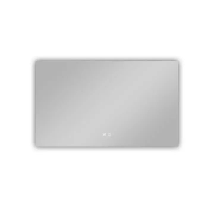 Aica Espejo de baño LED 100×60cm, antivaho, temperatura de tres colores regulable, función memoria - 1