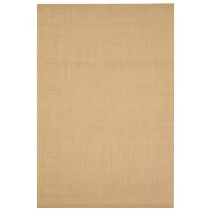 vidaXL Alfombra de sisal natural 100x150 cm Alfombras de área  Alfombra de Piso para Sala de Estar Dormitorio Habitación Salón - 1