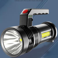Linterna De Búsqueda LED Recargable Super Brillante Portátil Spot Light De Alta Potencia Impermeable Con Batería Recargable - details 6