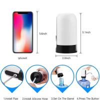 Dispensador automático de agua para garrafas USB recargable | Bomba eléctrica con botón para bidón 5L 8L 10L 12L 19L | Portátil silencioso y fácil de usar - details 0