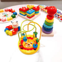Juguete Montessori De Madera Con Xilofón Campana Cuentas Batería Y Columna Instrumentos Musicales Para La Educación Temprana De La Infancia - details 13