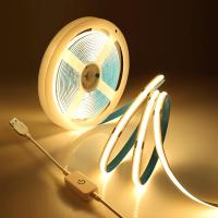 Fita LED COB USB Para Decoración De Cocina Y Habitaciones Con 320 LEDs/M 5V Luz Táctil Dimmer RA90 Para Espejo Y TV - details 0