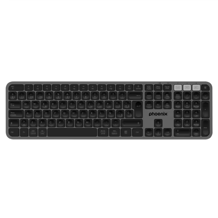 Phoenix Technologies Teclado Inalámbrico Multidispositivo K300 Bluetooth Dual y 2.4Ghz - 1