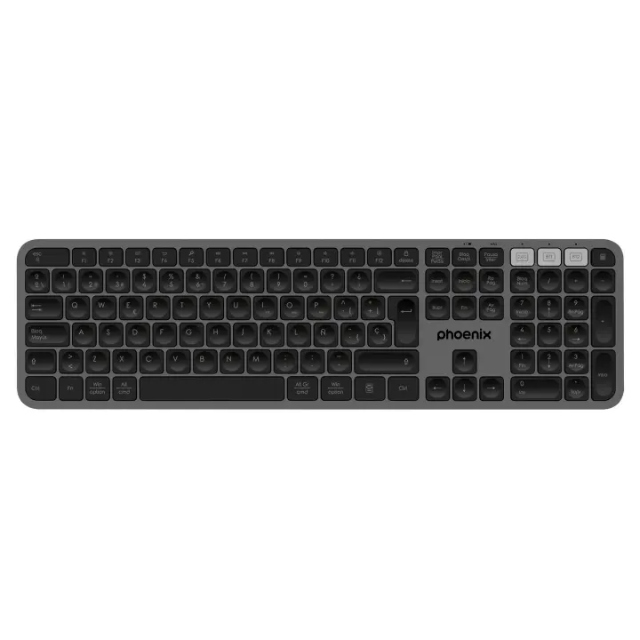 Phoenix Technologies Teclado Inalámbrico Multidispositivo K300 Bluetooth Dual y 2.4Ghz - 1