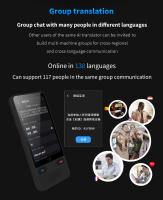 Dispositivo de Traducción en Tiempo Real - 138 Idiomas, Traductor AI ChatGPT, Traducción Offline con Grabación y Entrada por Foto, Ideal para Viajes y Estudios​ - details 8