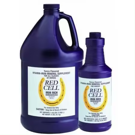 Vetnova Suplemento Vitaminico RED CELL EQUINOS 3.6 Litros - Fuente de Hierro Asimilable para Caballos Deportivos - 1