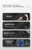 Juego De Destornilladores Precisi\u00f3n 115/117 En 1 Con Cabezas Magn\u00e9ticas Hex Torx Para Reparaci\u00f3n Profesional De iPhone Xiaomi Mac PC Herramienta Multifuncional De Cromo-vanadio - details 1