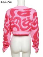 Cardigan Sweater Para Mujer Estilo Casual Con V-Neck Botones Manga Larga Suéter De Punto Cálido Y Moderno De Y2K Para Otoño - details 8