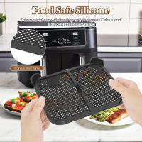 2 Pcs Pantalla De Aire Frito De Silicona Compatible Con Ninja AF400EU/DE AF451EU/DE Protección Contra Salpicaduras Para Cocina Y Barbacoa Fácil De Limpia Y No Adhiere - details 1