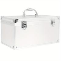 Alta Calidad Aluminio Suitcase Partes De Baño Organizador De Juguete Garage Almacenamiento Portátil Caja Metálica Con Cerradura Sin Esponja - details 2