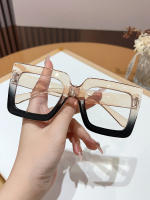 Gafas De Lectura Para Mujer Geométricas Retro Transparentes 1Pc Ideal Para Ocio Al Aire Libre Y Vida Diaria Regalos Decorativos - details 3