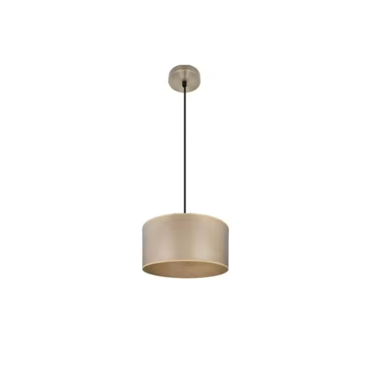tania colgante 1xe27 cuero/madera clara regx30x30 cm - 1