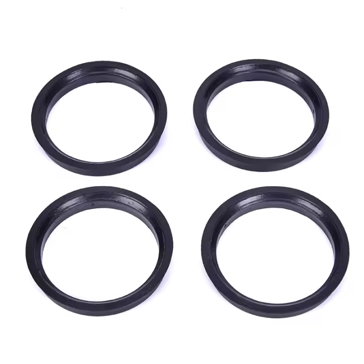 Anillos Centricos De Eje De Rueda De Plástico 4Pcs 66.6-57.1mm Para Alineación De Neumáticos Accesorios De Neumáticos - 1