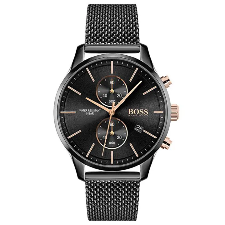 Reloj Hugo Boss Para Hombres Analógico de Cuarzo Cronógrafo Modelo 1513811, Esfera de 42MM - 1