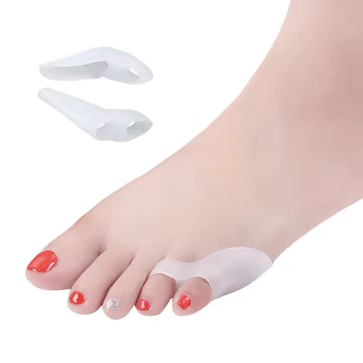 Corrector De Bigote De Gel Pexmen 2/4Pcs Protector De Dedos Pequeños Alivio Del Dolor Separador De Dedos Color Rosa - 1