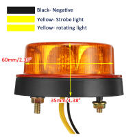 Lámpara De Advertencia Rotatoria LED Para Techo 12V 24V Alarmas De Emergencia Para RV Y Camiones Luz De Señalización Rotativa - details 1