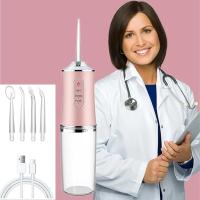 Fregador Dental USB Portátil Impermeable Sin Cable 200ML Con 4 Boquillas Limpieza Oral Y Gomas De Los Dientes Limpiador Dental - details 1