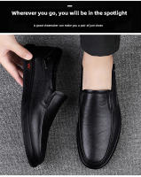 Zapatos De Cuero Genuino Para Hombre CLOHOO Edición Especial Doble Capa Suela De Goma Hechos a Mano Estilo Casual Negocios - details 3