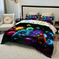 Juego De Colchón Y Fundas Para Cama 3PC Fragmento Espacial Funda De Edredón Y 2 Fundas De Almohada 100% Poliéster Amigable Con La Piel Materiales Suaves Para Hogar - details 6