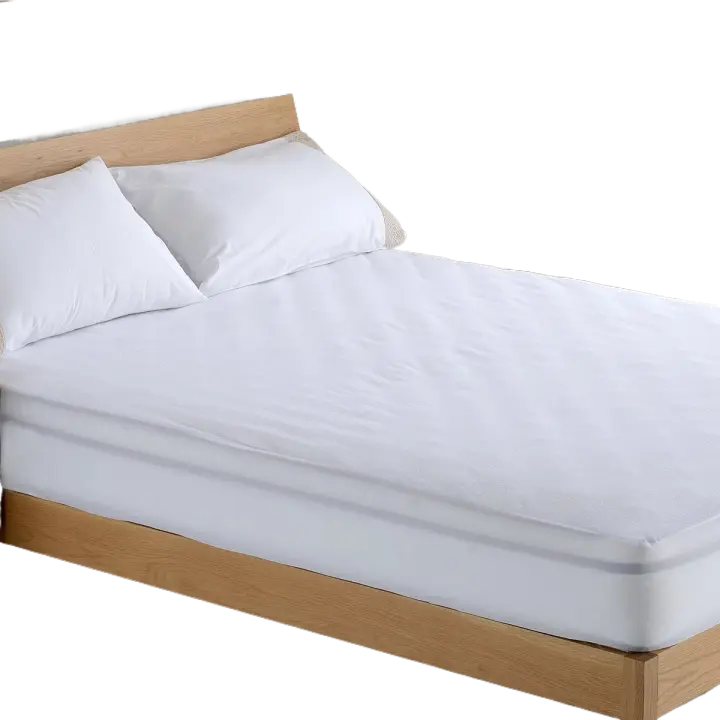 Protector De Sábanas Impermeable De Algodón Terry Para Cama Capa De Protección Anti-Mite Lavable Y Transpirable Tamaño 9-14 Pulgadas - 1