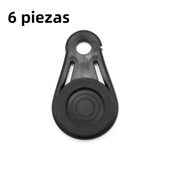 6pcs Clip De Tenda Para Camping Y Escalada Clip De Sombra Para Pergola Fijación De Cuerda Accesorios De Senderismo Clip De Plástico - 1