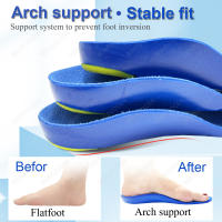 Almohadilla De Apoyo Arco Para Niños Corrección De Pierna O/X Almohadilla Ortótica Para Zapatos Alivio Del Dolor De Pies Planos Inodoras Transpirables Antideslizantes PU - details 8