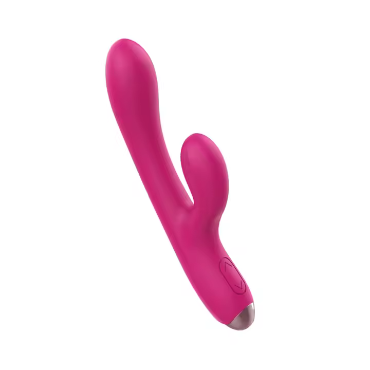 Vibrador De Conejo Para Mujeres Estimulador De Clítoris De Silicona G-Spot Potente 2 En 1 Dildo Juguetes Sexuales Para Masturbación Femenina Adultos - 1