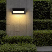 Lámpara de pared exterior LED impermeable IP66 con sensor Movimiento iluminación moderno para Porche Balcón Jardín - details 2