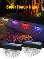 2pcs Luces Solares Para Piso Exterior Impermeables LED Para Patio Escaleras Jardín Camino Fences Blanco Cálido/Cambia De Color - details 0