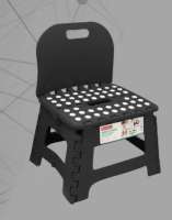 Taburete Plegable Seguridad multiuso  22x29x43cm, Silla Plegable De Plástico taburete De Baño Antideslizantes Fácil De Llevar Duradero, negro gris blanco 3 colores para elegir. - details 0
