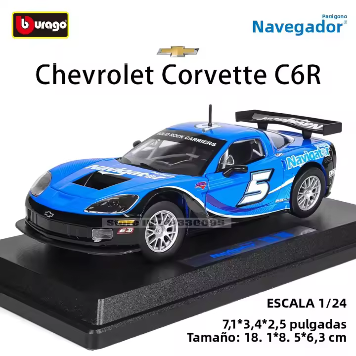 Modelo De Coche De Aleación Bburago 1:24 Porsche 911 RSR LM 2020 Weissach Vehículo De Carreras Diecast Juguete Colección Regalo - 1
