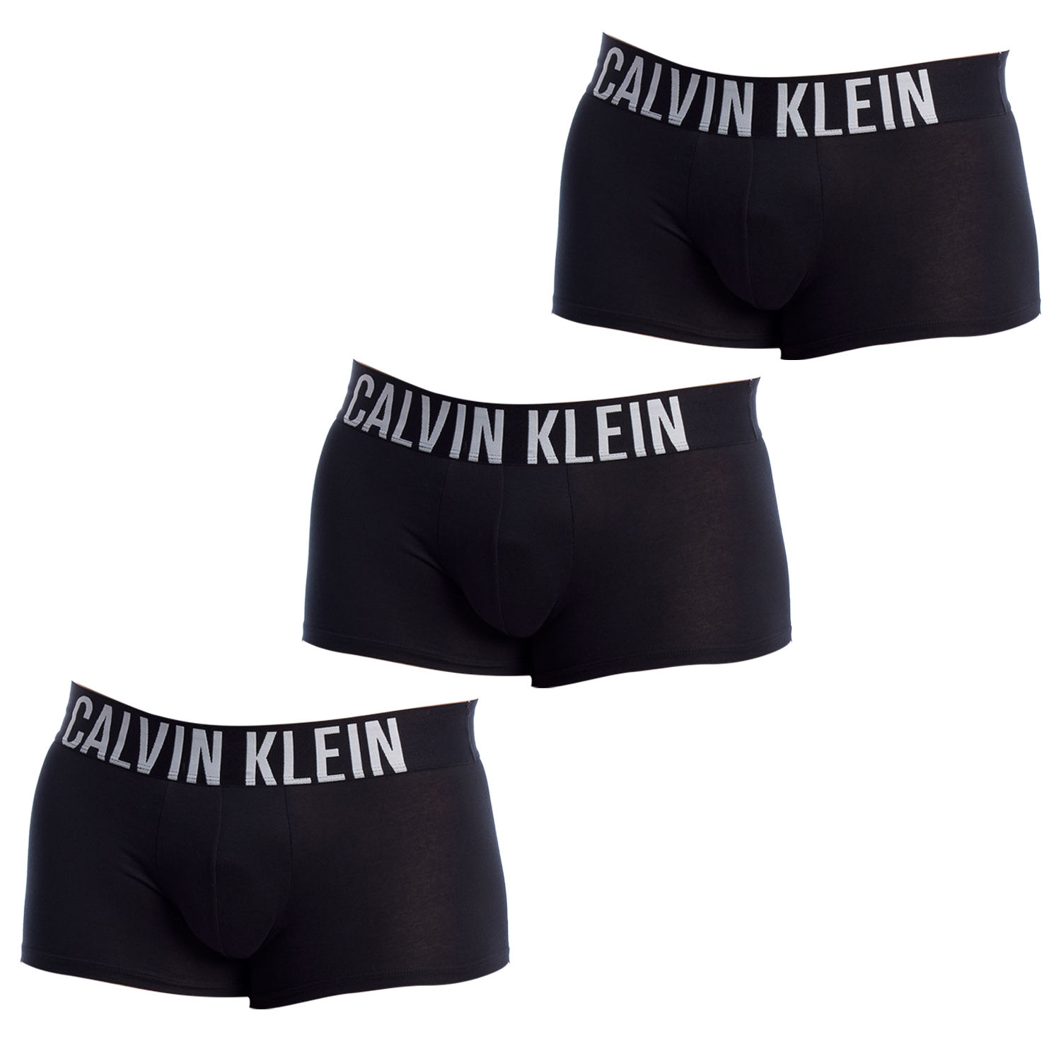 Calvin Klein-Pack 3 Boxers Hombre Intense Power Cotton Stretch Trunks NB3608A