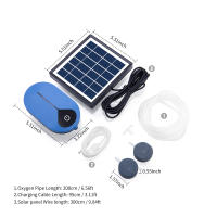 Bomba De Oxígeno Solar Para Acuario 1.5W 3600mAh Aerator De Piscina Y Pesca Bomba De Aire Para Acuario Y Piscina - details 7