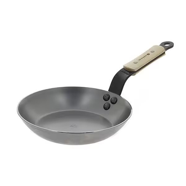 Sartén hierro mineral B con mango de haya De Buyer - 1