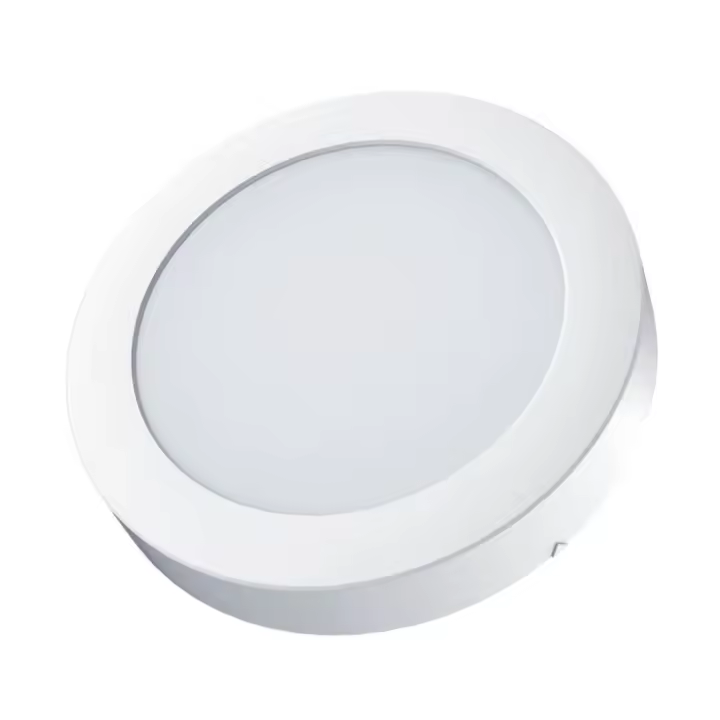 PLAFON SUPERFICIE GSC EVOLUTION DOWNLIGHT LED REDONDO BOGUR BLANCO 12W LUZ BLANCA 6500K 1200 LUMENES - 1