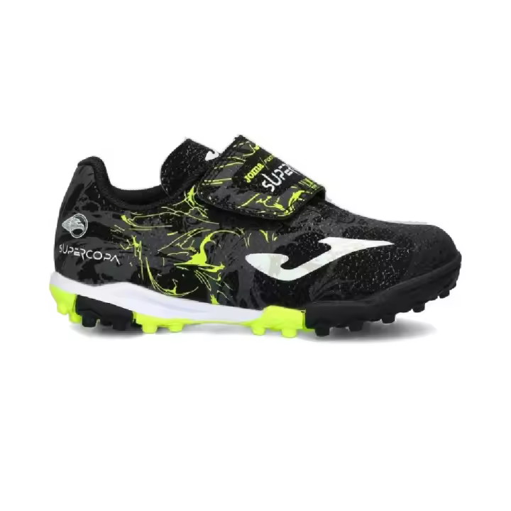 JOMA SUPER COPA JR TF NEGRO/AMARILLO FLUOR 2401 - 1