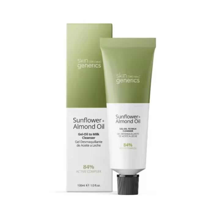Skin Generics - Gel desmaquillante rostro y ojos Sunflower + Almond oil 100ml - 1