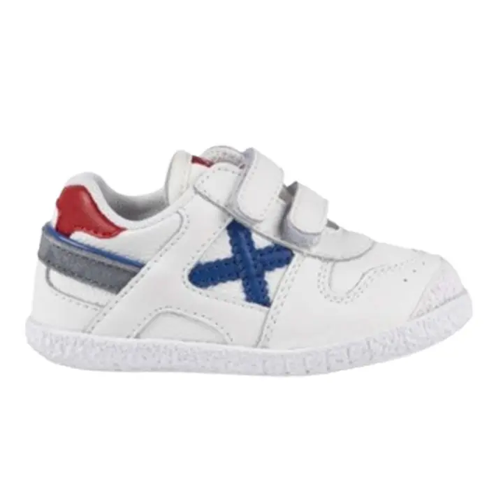 Shoes Deportivas Unisex marca Munich modelo Baby Goal 1622 para niño en color blanco - 1