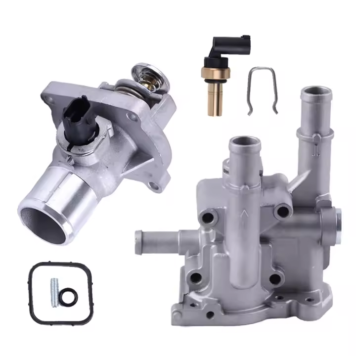 Cubierta De Thermostat De Aluminio Para Chevrolet Chevy Cruze Aveo Orlando Opel Astra Zafira Signum Moka Pieza De Repuesto Para Sistema De Enfriamiento Del Motor - 1