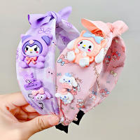 Diadema Sanrio Para Niñas Estilo Kawaii Accesorio Para El Cabello Con Lazo Dulce De My Melody Juguete Regalo De Peluche - details 4